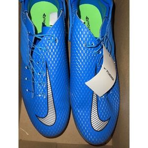 Nike Phantom GT Academy Flyease FG/MG Soccer Cleats Blue CK8460-400 Mens 10.5